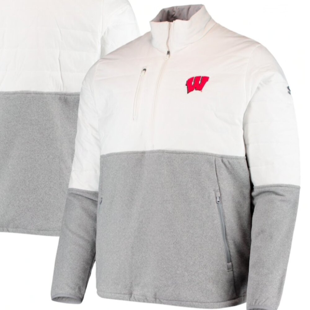 RARE Under Armour Wisconsin Badgers Hybrid Sideline Collection Jacket football